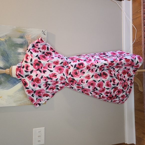 Kate Spade rosebud print shirt dress - Picture 2 of 6